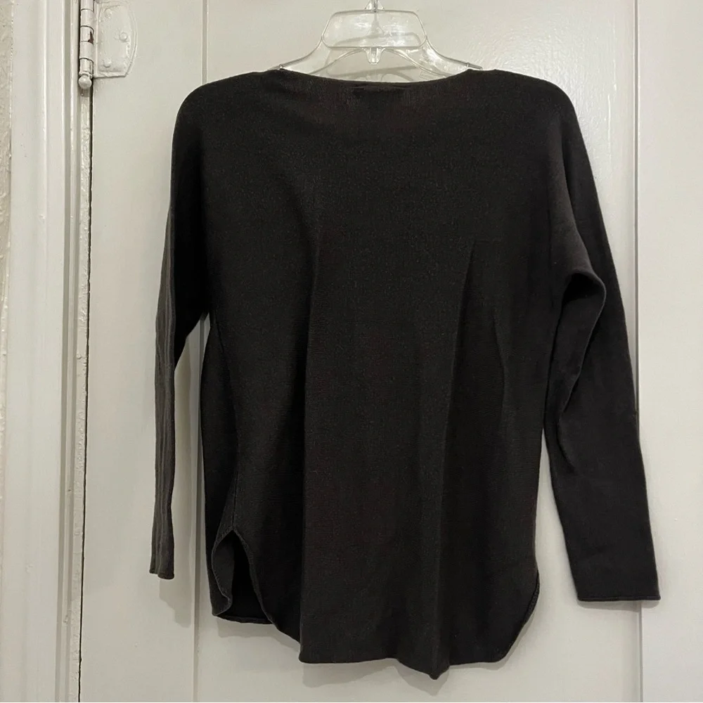 INC International Concepts Classic Black Long Sleeve Sweater - Size S - Picture 10 of 10